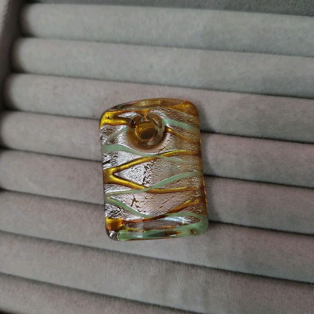 Murano Inspired Glass Pendant